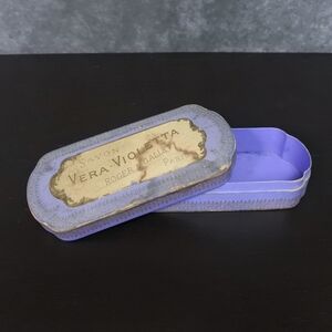 Antique Roger & Gallet Paris French Perfume Vera Violetta Soap Box Shabby Chic